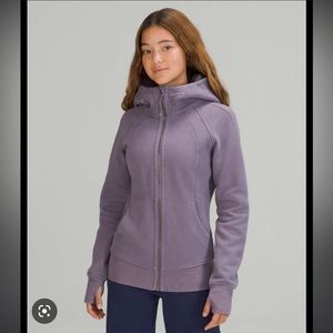 COPY - lululemon dusky lavender original scuba, size 10